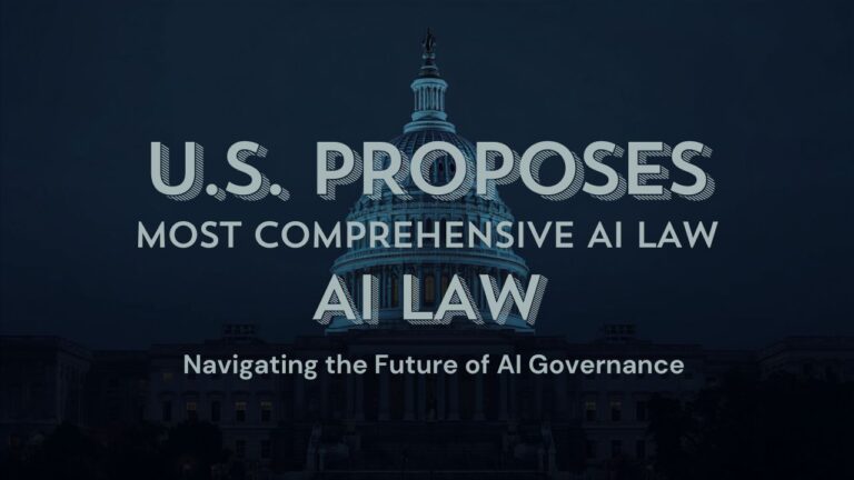 The US just proposed its most comprehensive AI law yet